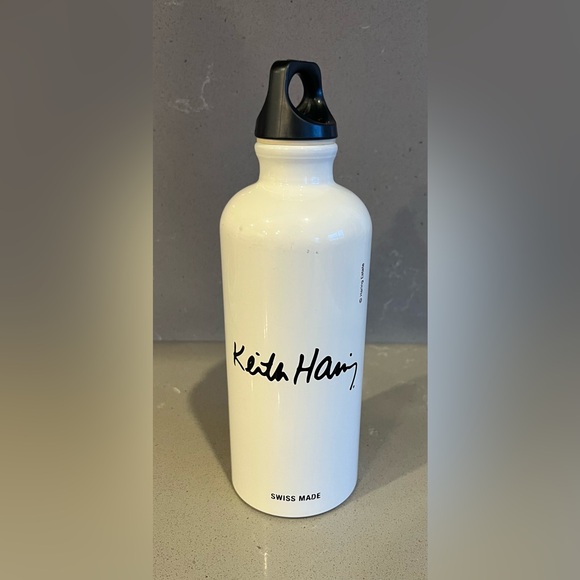 Keith Haring Sigg+ Swiss Made Pop Art Metal Reusable Water Bottle 0.6 LT - Picture 3 of 9